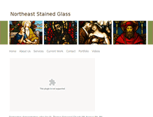 Tablet Screenshot of northeaststainedglass.com